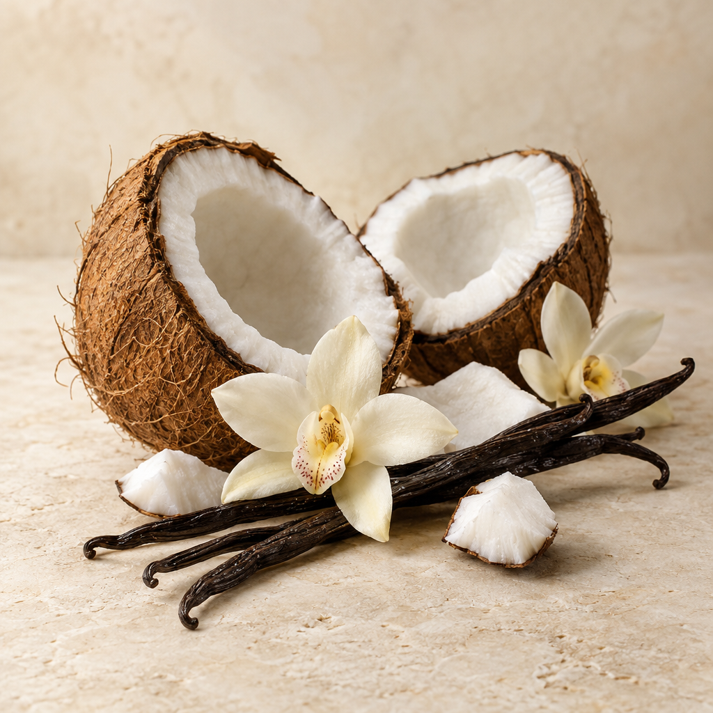 Coconut and vanilla
